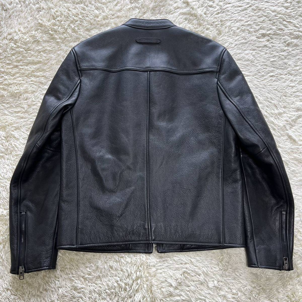 ほぼ未使用】Acne Studiosのレザーバイカージャケット サイズ34 押し進め