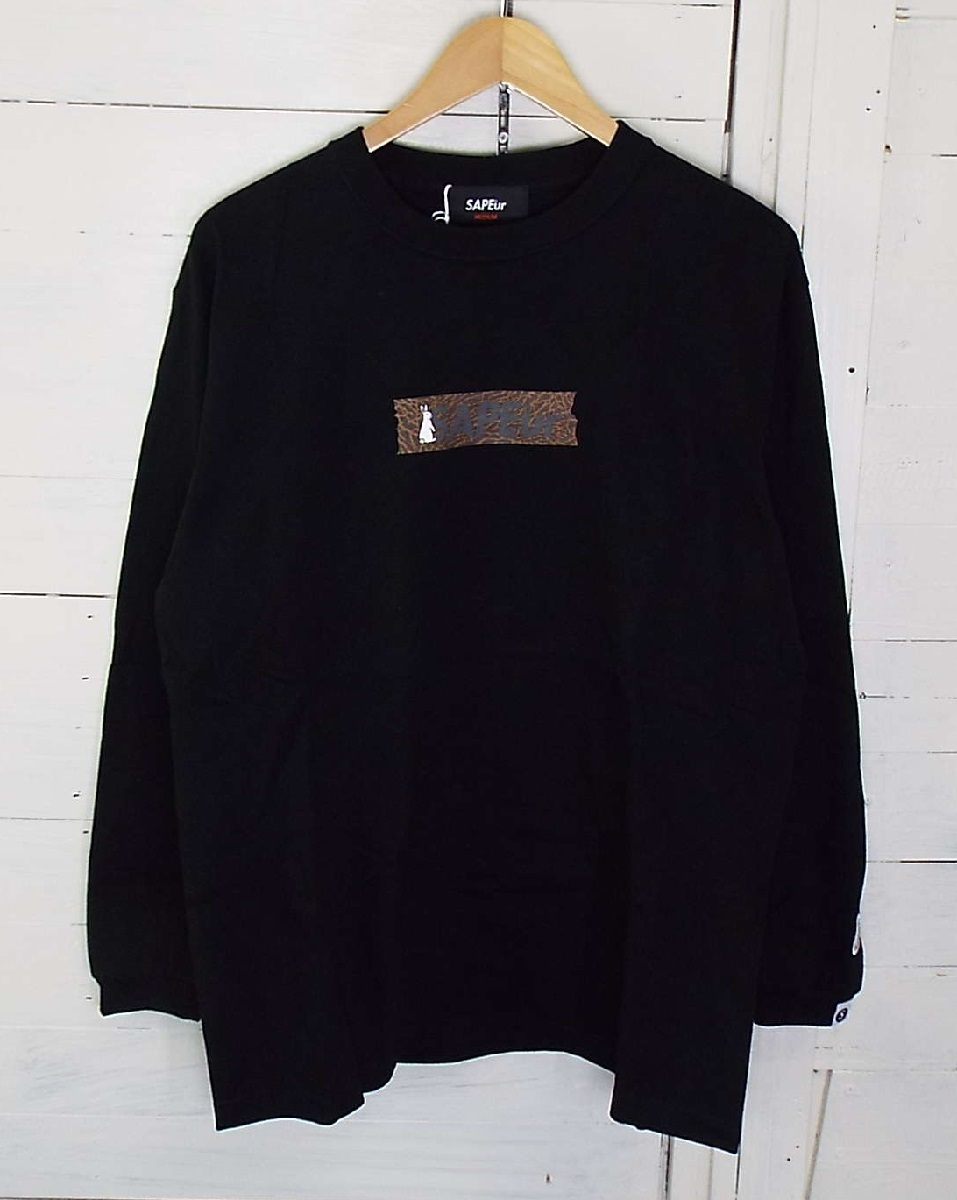 【全国無料，2025】 T2722〇SAPEur サプール ロンT ロングスリーブ カットソー プリントTシャツ ロッドマン コットン Mサイズ(Mサイズ)｜売買されたオークション情報、yahooの商品情報をアーカイブ公開 - オークファ Mサイズ