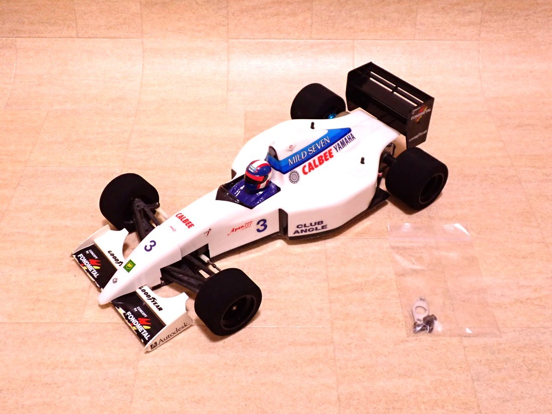 1円〜 ジャンク タミヤ 1/10 電動RC F1 カーボンシャーシ、フェラーリ