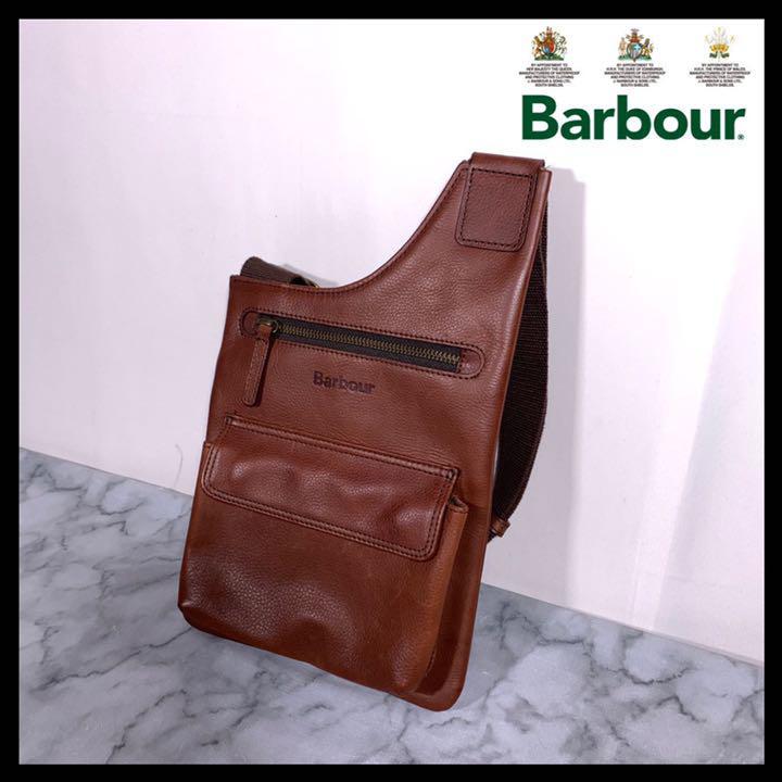 Barbour ブラウン ショルダーバッグ Barbour ブラウン ショルダー 