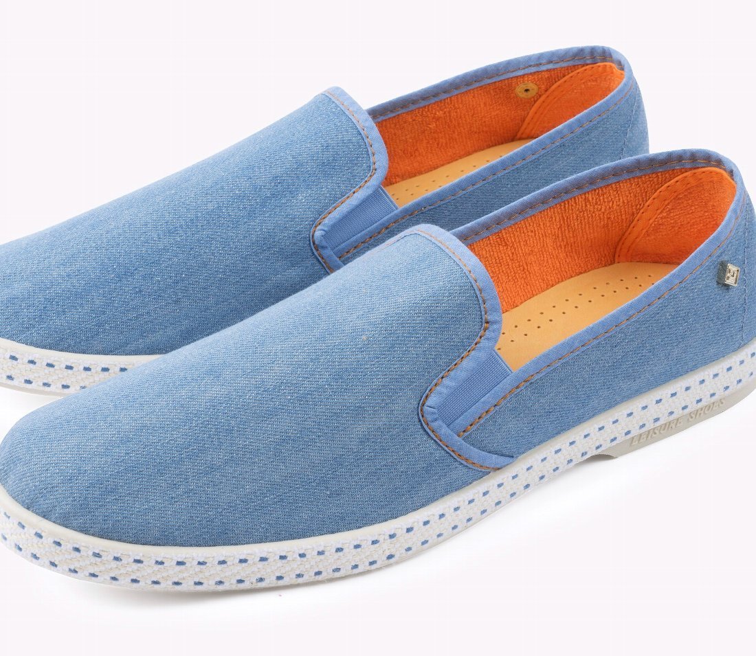 リビエラ Rivieras デニムスリッポン JEAN スリッポン (ネイビーインディゴ) -靴 暑い夏に対抗するには、RIVIERASが必要だ。|TOKYOlife 大人のサマーシューズ決定版!今季もRIVIERAS(リビエラ)が最ッッ高 (ブルーインディゴ リヴィエラコットンメッシュ ⁄ Rivieras(リヴィエラ)|Rivieras デニムの通販 JEANS Rivieras(リビエラ)メッシュスリッポンが夏の足元に最適な3つの理由