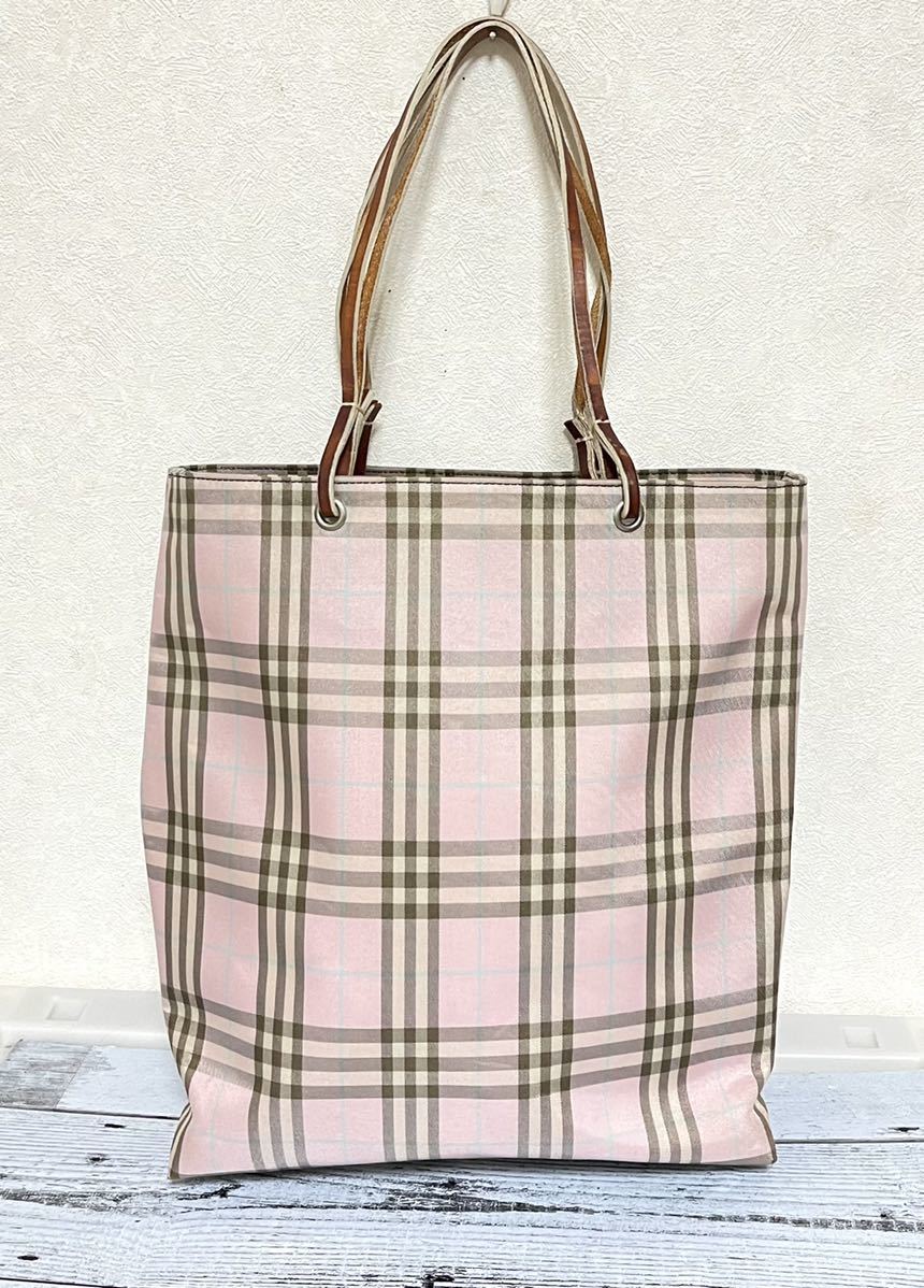 ノバチェック BURBERRY バーバリーロンドン トートバッグ バーバリー 