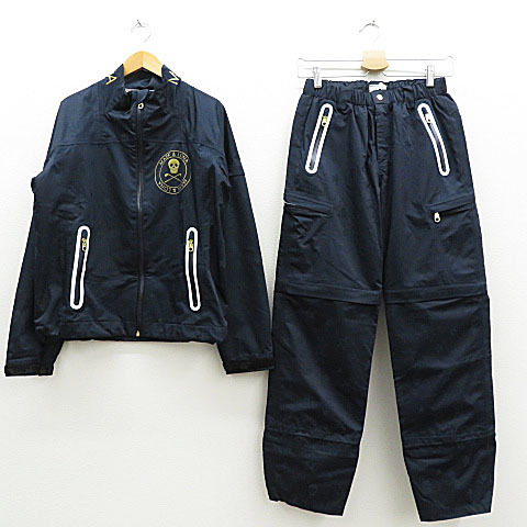 【新品タグ付】MARK & LONA レディース ゴルフ　セットアップ 美品・即決】MARK&LONA マークアンドロナ レインウェア セットアップ