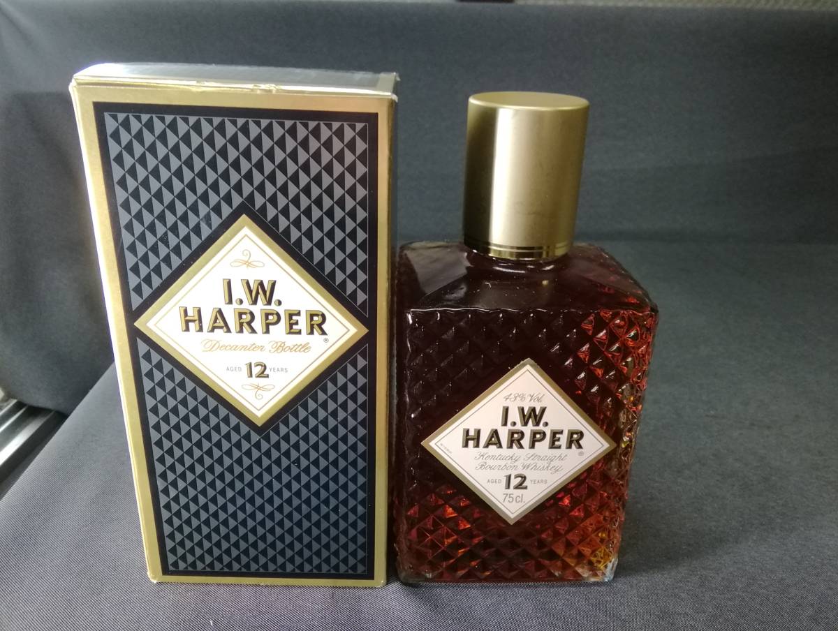 MTH5633◇古酒 未開栓 I.W.HARPER IWハーパー 12年 バーボンウイスキー