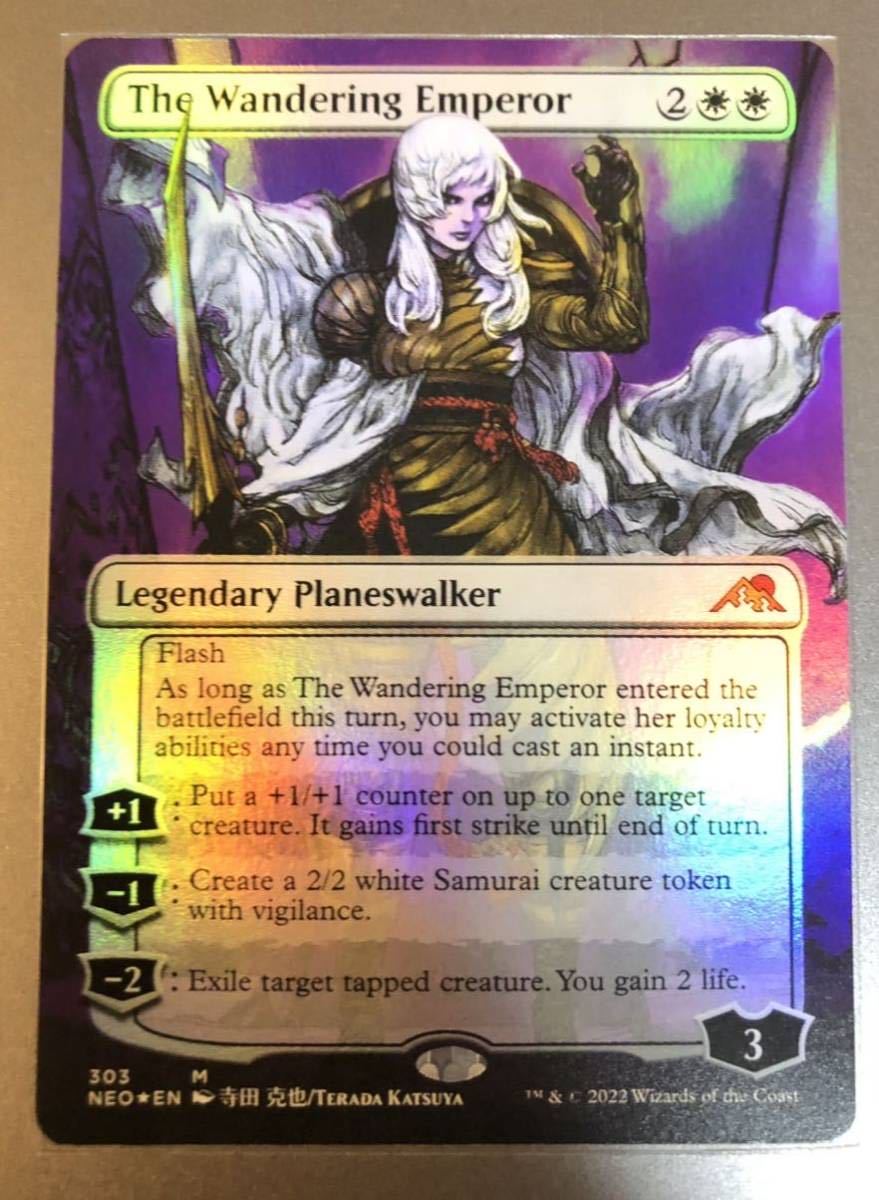 MTG 放浪皇 The Wandering Emperor EN 英語版 ボーダーレス Foil 1枚