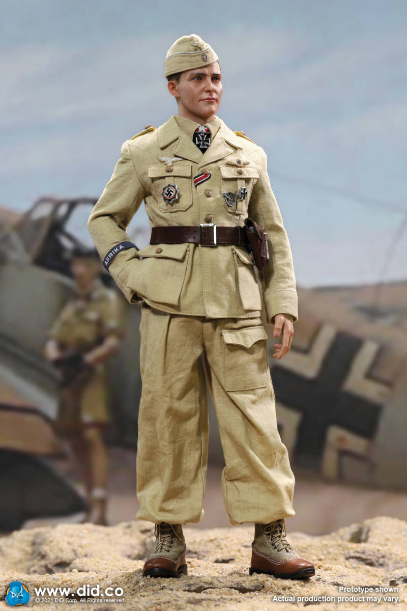開封済み：新品】☆1/6ドールセット☆WWII ドイツ空軍”アフリカの星