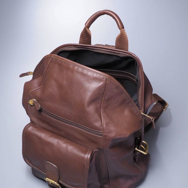 COACH アメリカ製 オールドコーチ 0 かばん オールドコーチUSA TD9480//米国製*コーチ/COACH/オールドコーチ*レザーリュックサック/デイパック/バックパック/鞄/茶/ブラウン