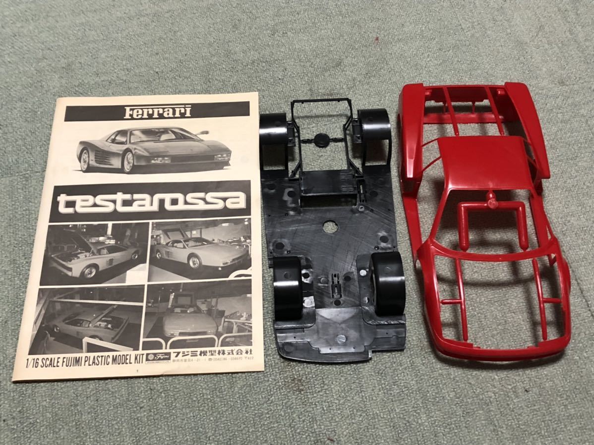 1⁄16 フジミ 未組立、新品 1⁄16 ケーニッヒ フェラーリ、テスタロッサ