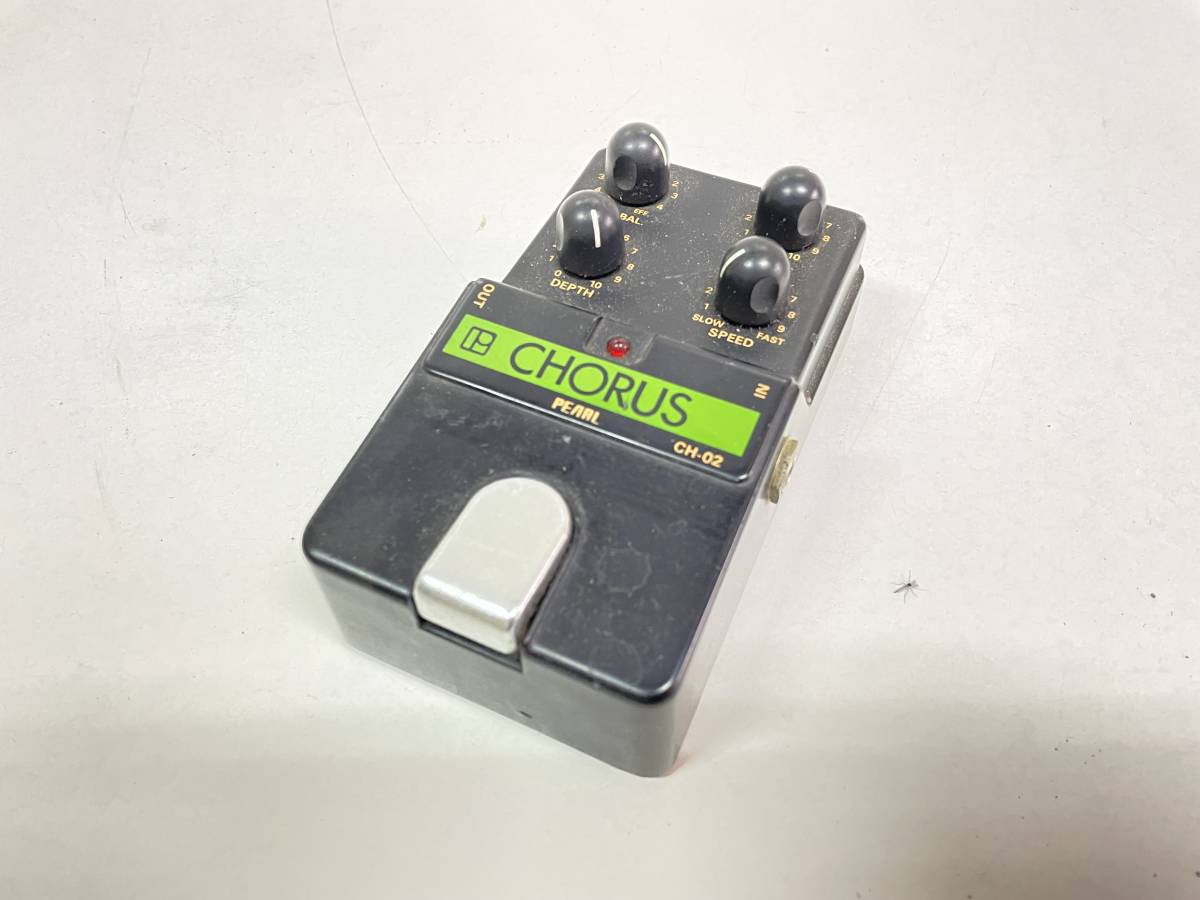 CH-02 Pearl Chorus Pedal PEARL Guitar Effect CHORUS 1980s Vintage