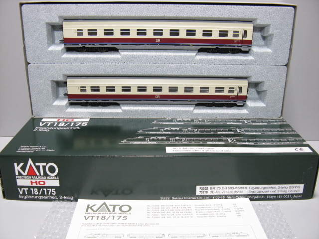 新作登場，2026 #1232 KATO/NOCH 73310 DB AG VT18 ２両 増結セット(外国車輌)｜売買されたオークション情報、yahooの商品情報をアーカイブ公開 - オークファン 外国車輌