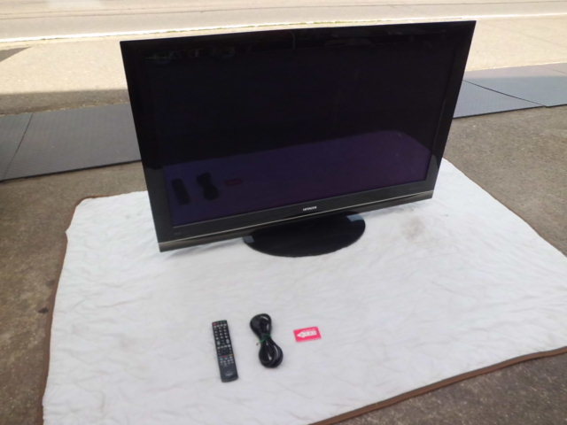 日立 Wooo 50V型 ハイビジョン プラズマテレビ HDD内蔵 リモコン P50