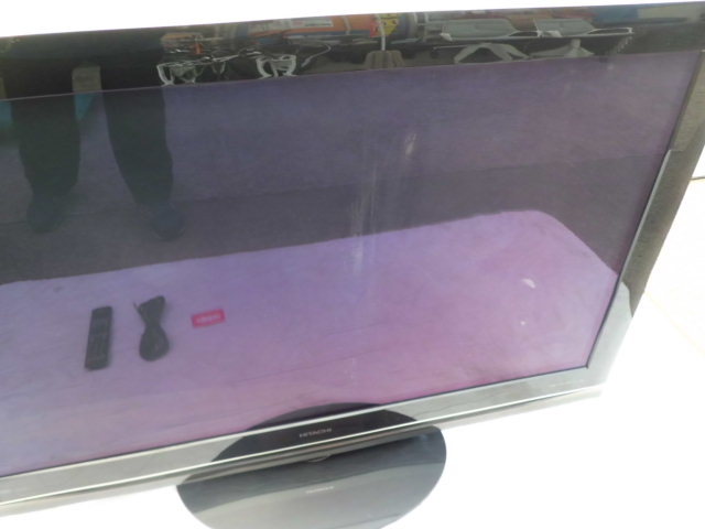 日立 Wooo 50V型 ハイビジョン プラズマテレビ HDD内蔵 リモコン P50