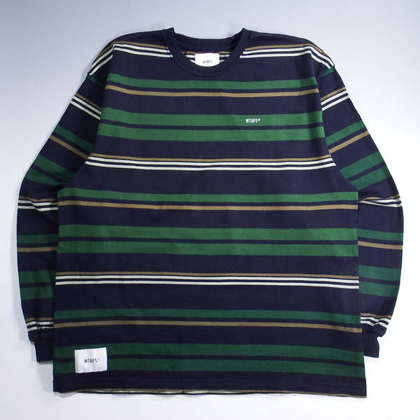 21aw Wtaps JAM LS / COTTON GREEN 3 ダブルタップス ロンT グリーン 