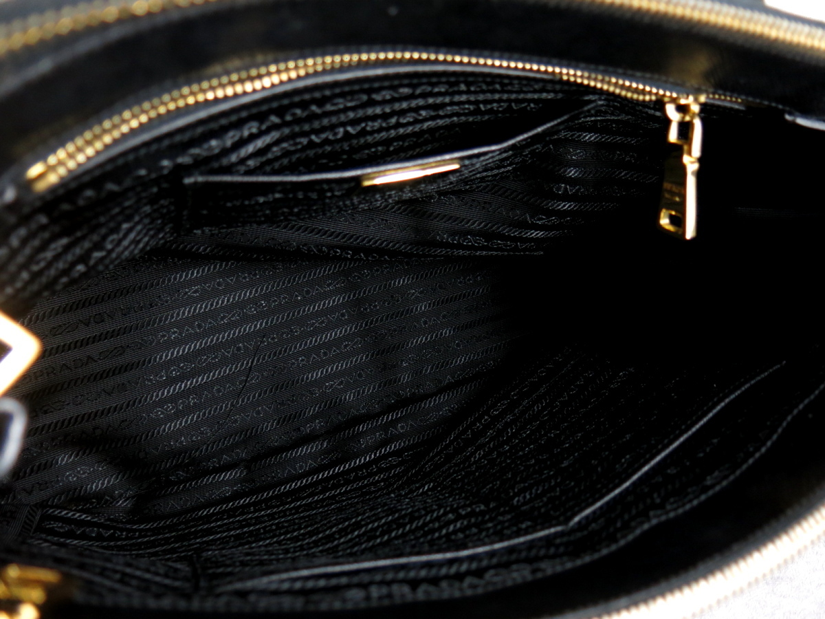 ○超美品○PRADA プラダ○BN1786○ガレリア○サフィアーノ レザー 本革 