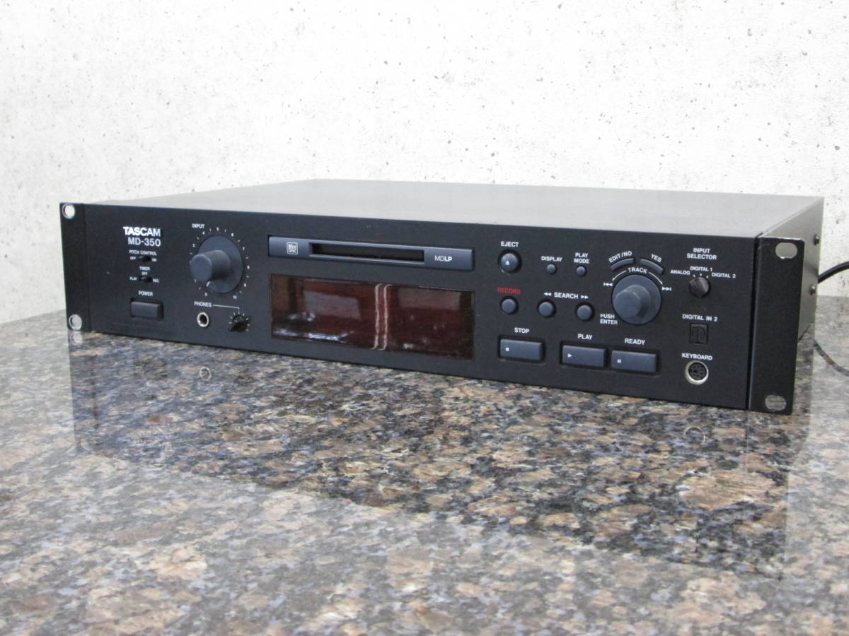 MD-350 TASCAM MDレコーダー タスカム 業務用 : MD Recorder | 動作 