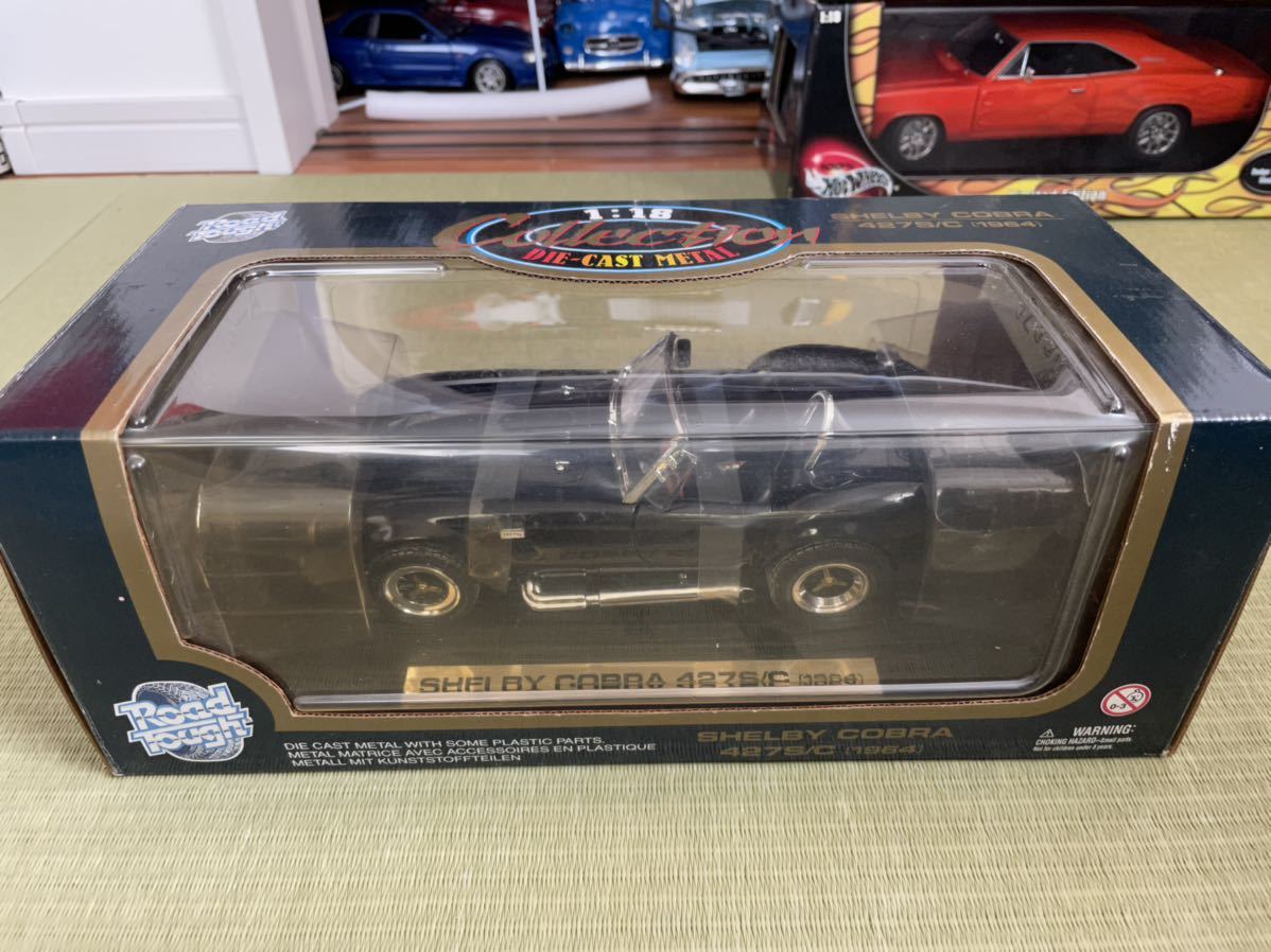 0 コブラ シェルビー S&frasl;C | 京商 1&frasl;18 Cobra COBRA Shelby SHELBY シェルビーコブラ 427S&frasl;C CSX4000 ミニカー ダークブルー