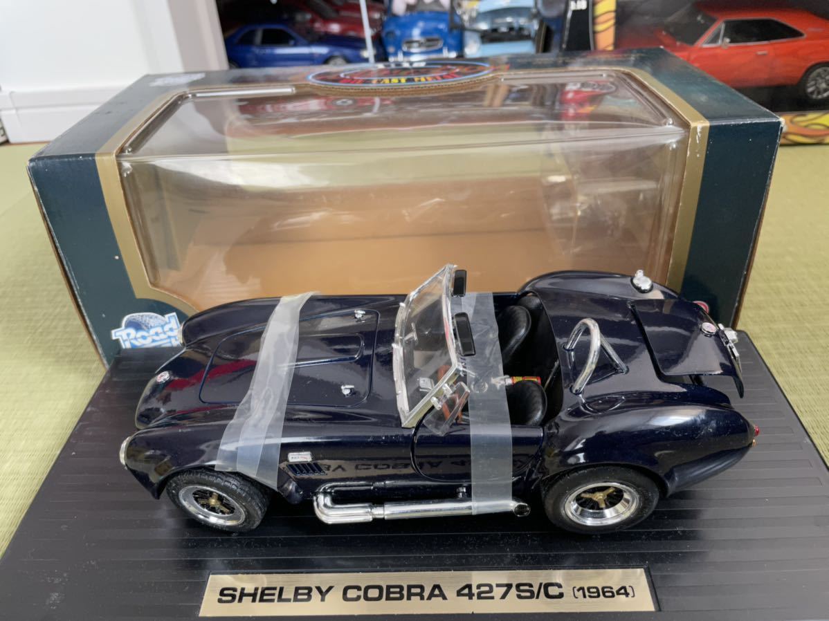 0 コブラ シェルビー S&frasl;C | 京商 1&frasl;18 Cobra COBRA Shelby SHELBY シェルビーコブラ 427S&frasl;C CSX4000 ミニカー ダークブルー