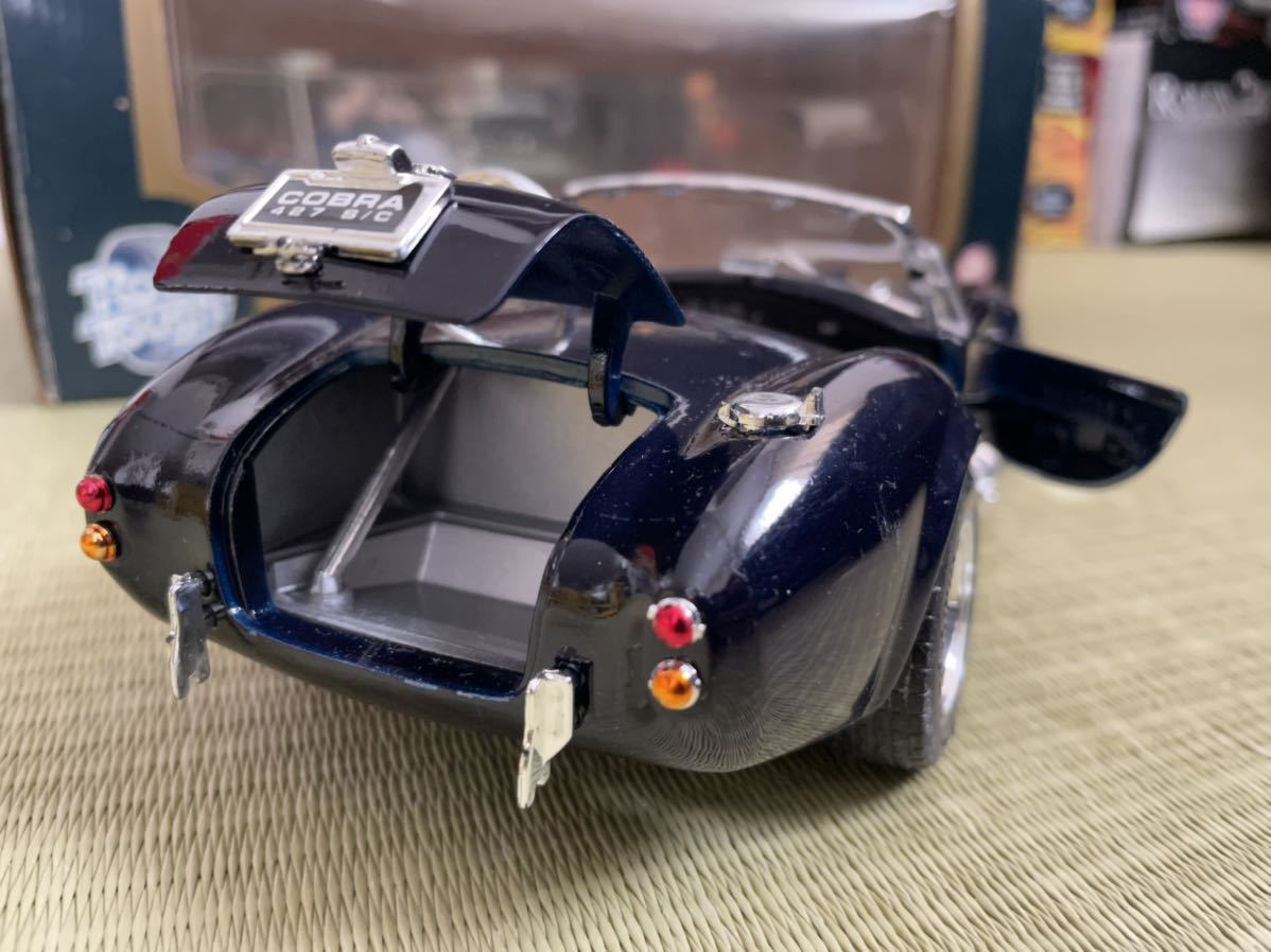 0 コブラ シェルビー S&frasl;C | 京商 1&frasl;18 Cobra COBRA Shelby SHELBY シェルビーコブラ 427S&frasl;C CSX4000 ミニカー ダークブルー