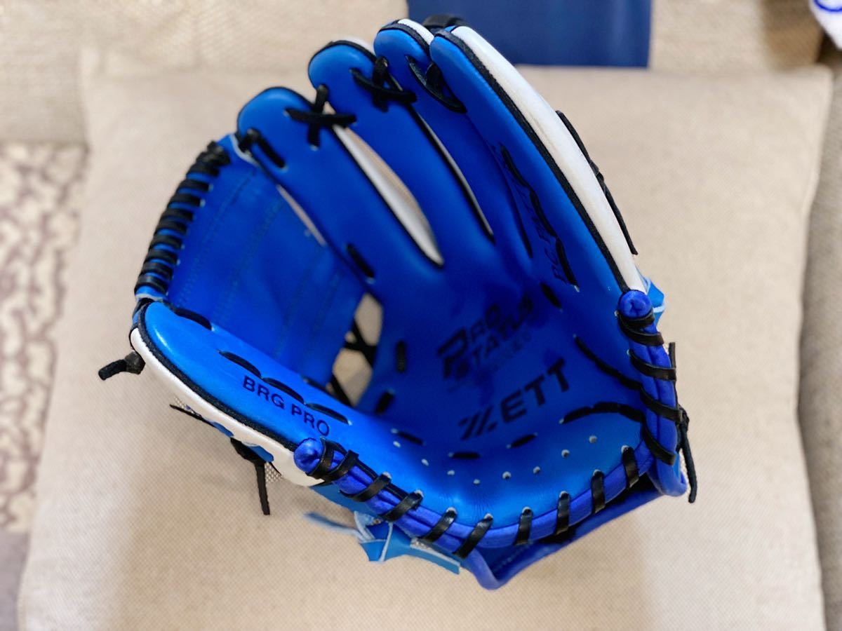 プロ野球選手 石井義人 ゼット 2014年 支給品 実使用 硬式用 グラブ 