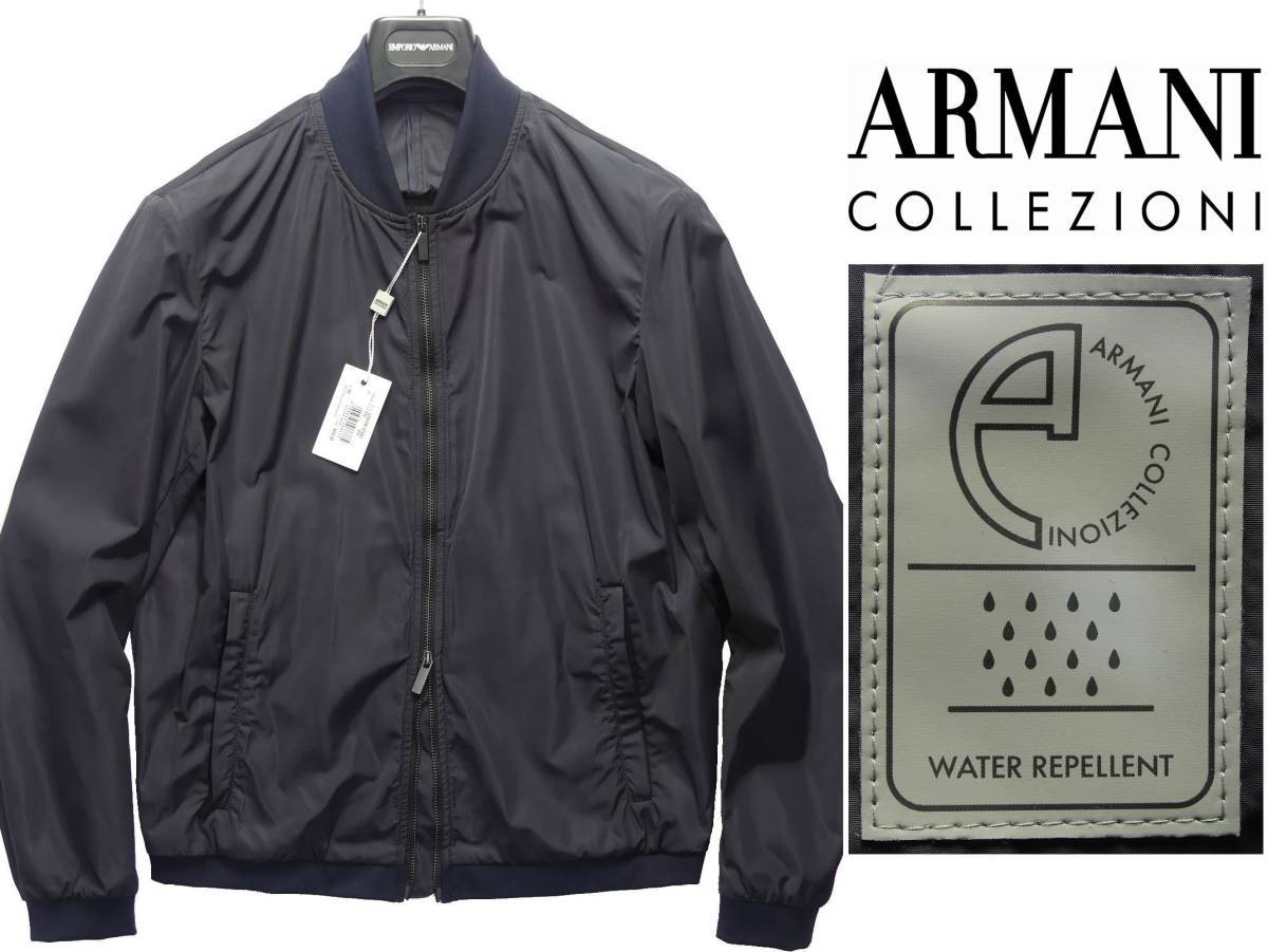 通年物62,000円新品ARMANI COLLEZIONI☆永く愛せるベーシックMA-1 