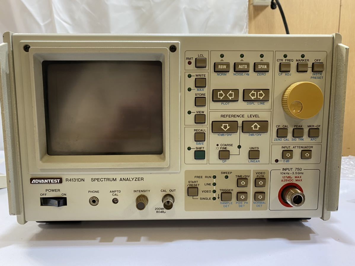 Z ∞ ADVANTEST アドバンテスト R4131DN SPECTRUM ANALYZER