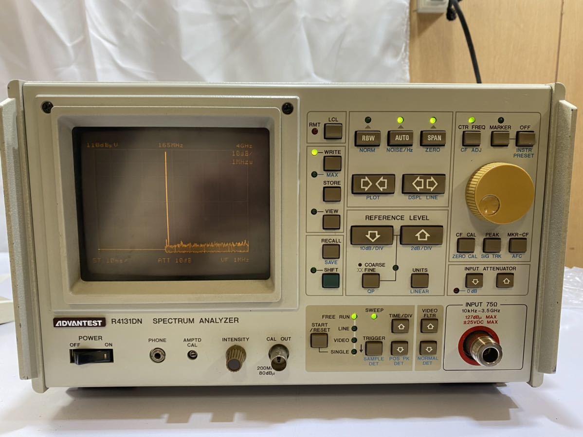 Z ∞ ADVANTEST アドバンテスト R4131DN SPECTRUM ANALYZER