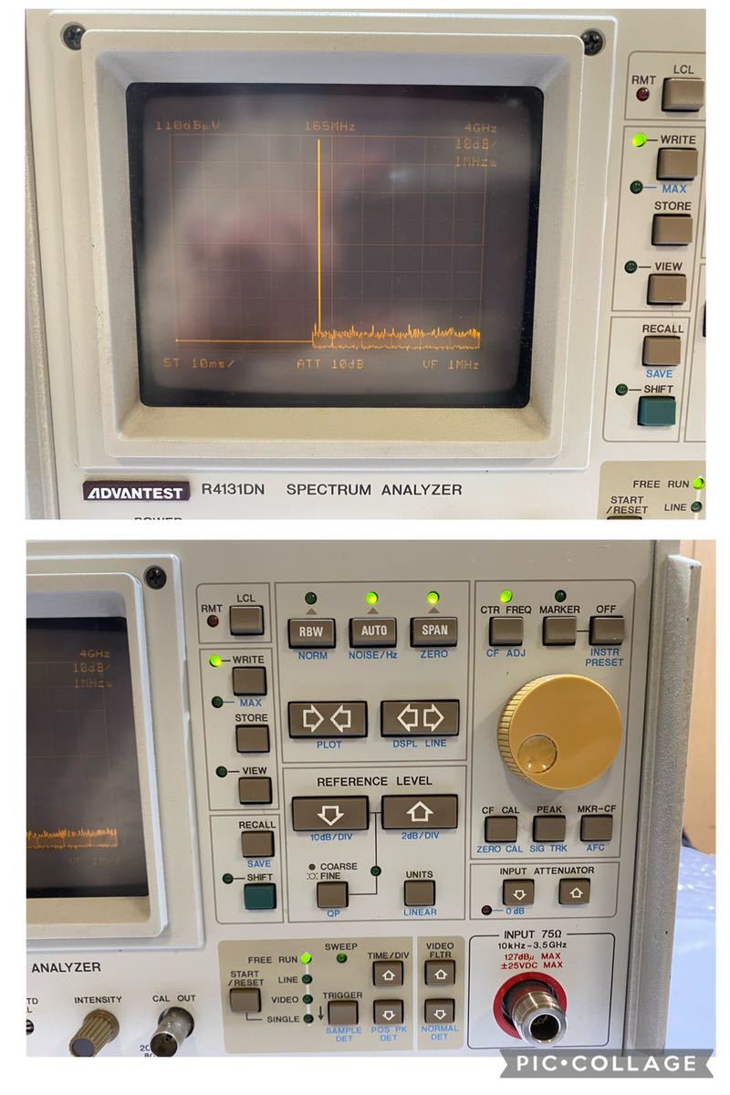 Z ∞ ADVANTEST アドバンテスト R4131DN SPECTRUM ANALYZER