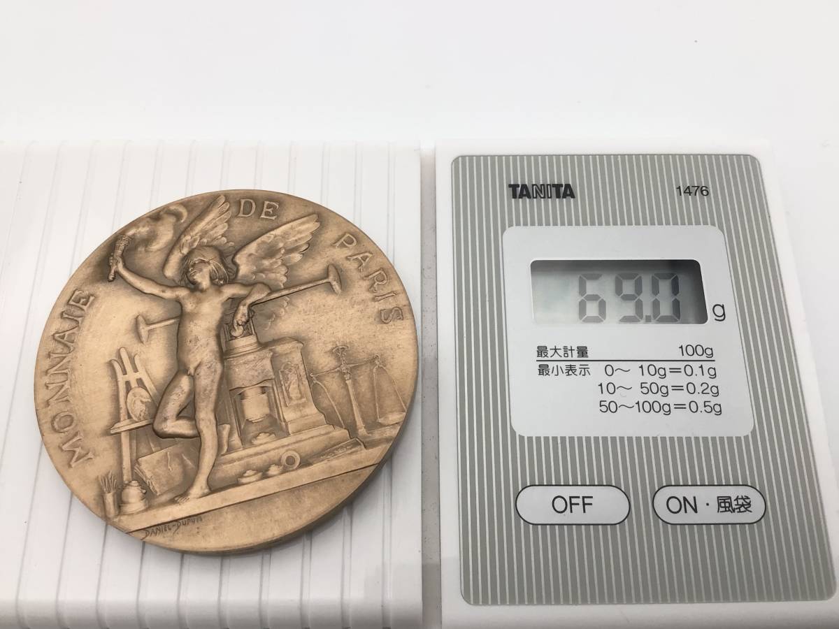 Yahoo!オークション 大阪万博 1789-1889年 パリ万博記念銅メダル 79g