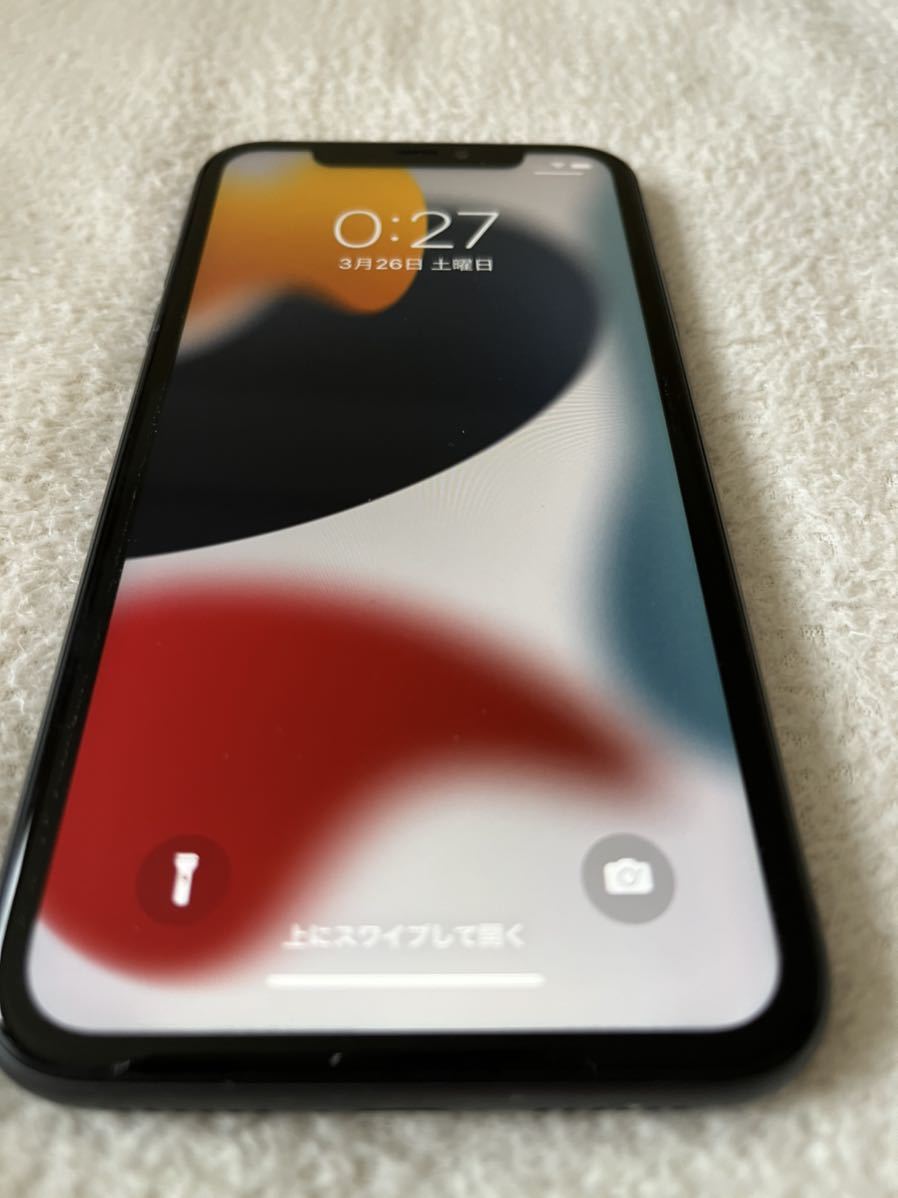 ソフトバンク　iPhone11 256GB ブラック　iOS15.3.1 本体のみ　SIMロックありBLACK ブラック 256GB iPhone11 &frasl;MWM72J&frasl;A 、softbankiPhone11 ゴールド