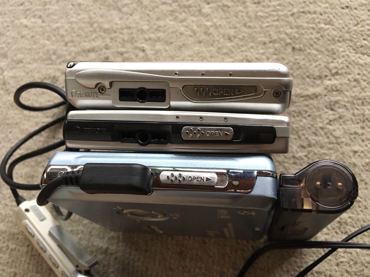 SHARP MD-ST600-A/ST70-S/DS8-H☆MDプレーヤー 中古動作品