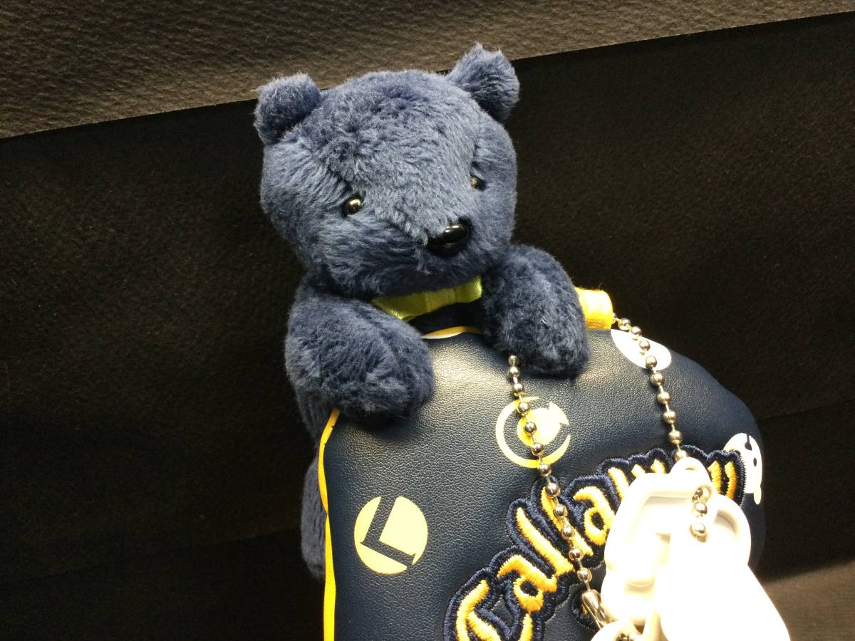 19 美品 送料220円 キャロウェイゴルフ Callaway GOLF UT用 ユーティリティ用 ハイブリッド用 限定品 ベア Bear 16JM ネイビー 