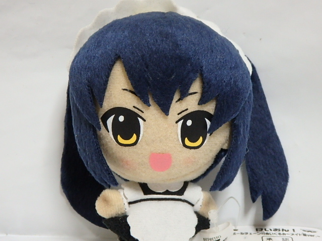 未使用、けいおん！☆ボールチェーン付ぬいぐるみ～メイド服ver 