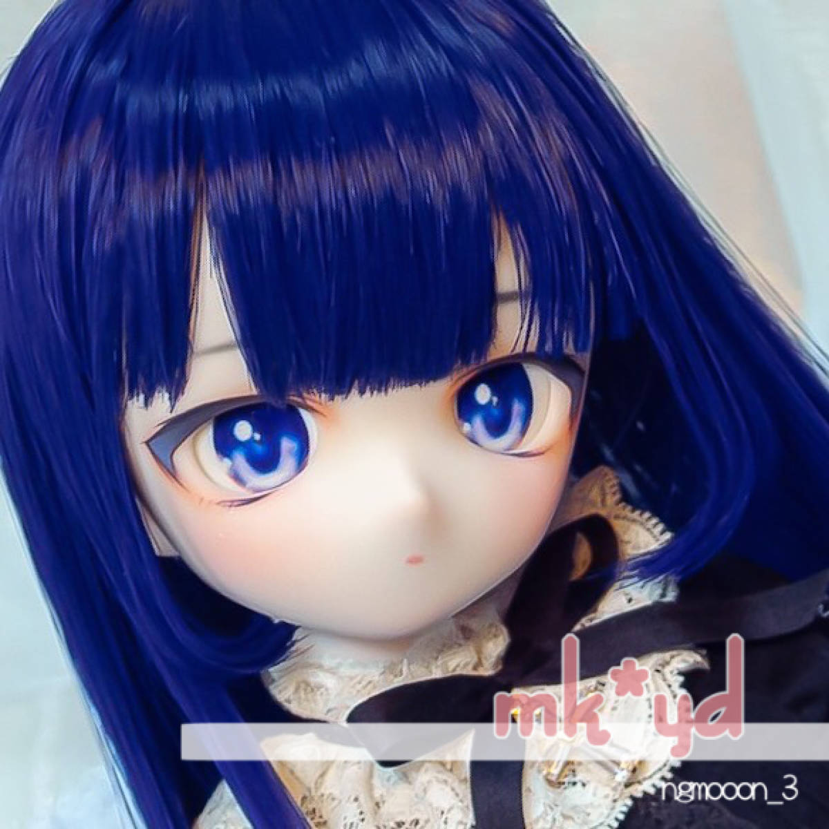 送料無料，低価 DDH-01/SW肌 カスタムヘッド+セット済みウィッグ+自作アイ おまけ 難有り(パーツ)｜売買されたオークション情報、yahooの商品情報をアーカイブ公開 - オークファン パーツ