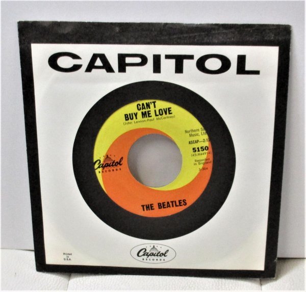 【全国無料，お買い得】 @@シングル盤@@ The Beatles Can't Buy Me Love US '64 Capitol Records 5150 W/CAPITOL SLEEVE(Beatles， The)｜売買されたオークション情報、yahooの商品情報をアーカイブ公開 - オークファン B