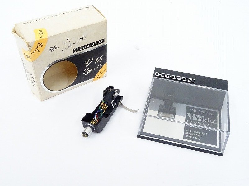 SHURE シュアー V15 TYPEⅣ 箱付き 付属品有り（SHURE シュアー V15 