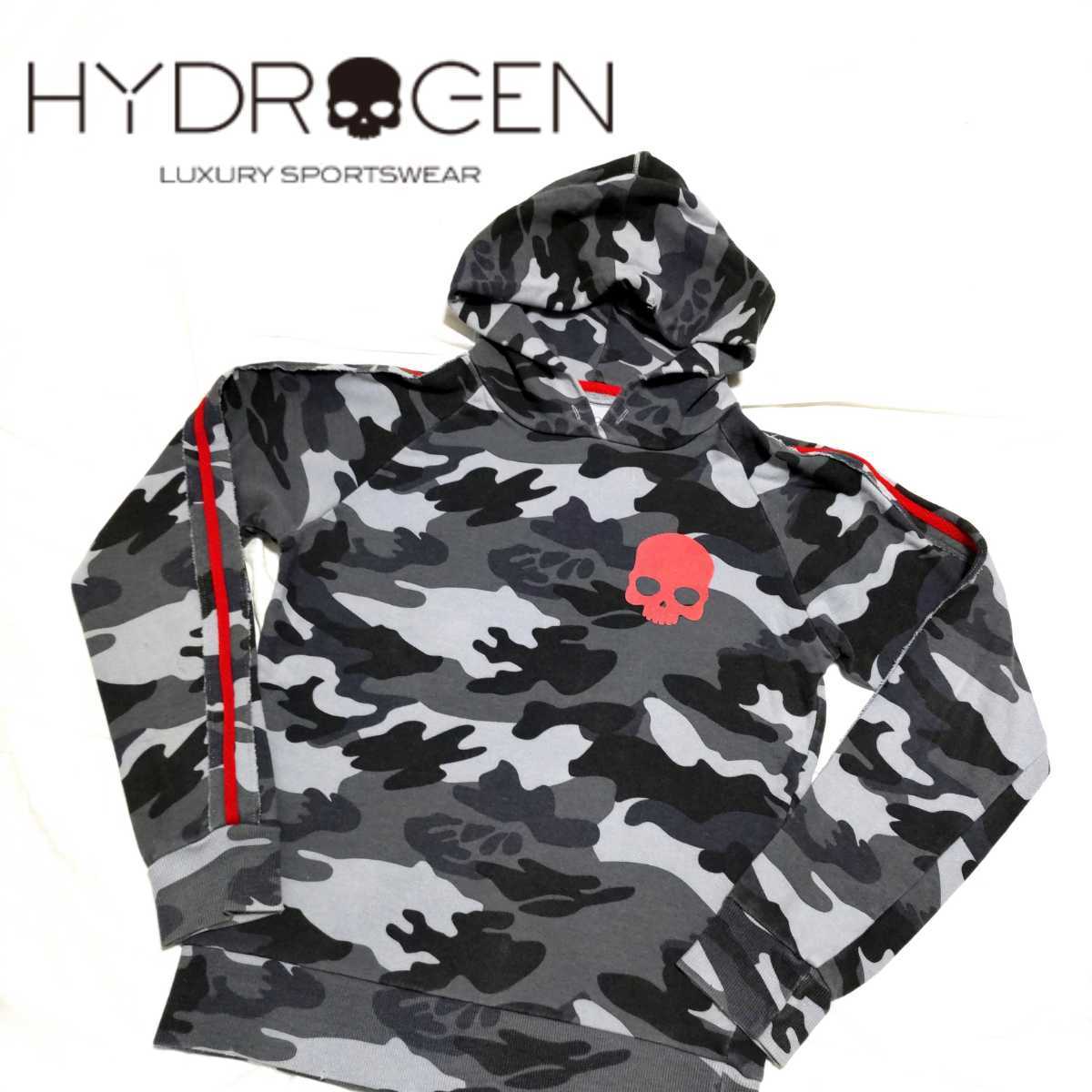 迷灰の骸紅 HYDROGEN ハイドロゲン カモフラージュ スカルワッペン 