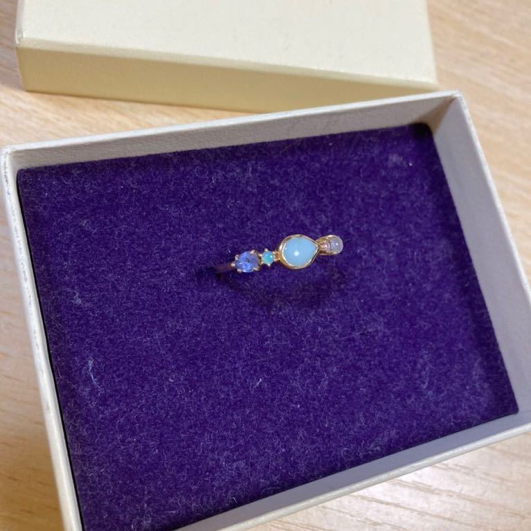 agete リング 11号 ガーネット ガーネットリングColors Ring