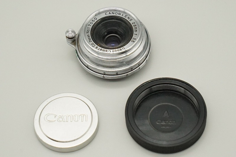 1円スタート CANON LENS 28mm F3.5 L ライカスクリューマウント 現状