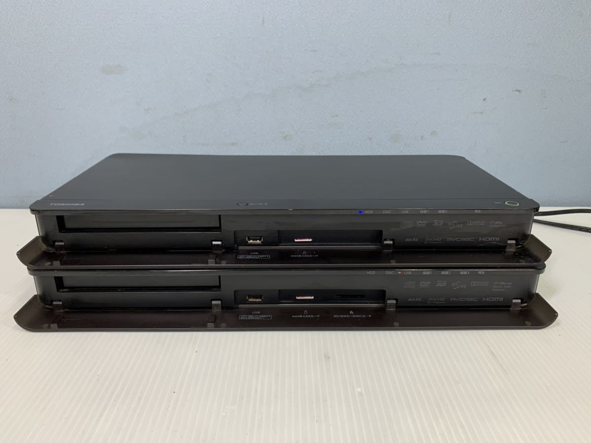 ジャンク品】TOSHIBA REGZA DBR-W1009 ブルーレイレコーダ TOSHIBA