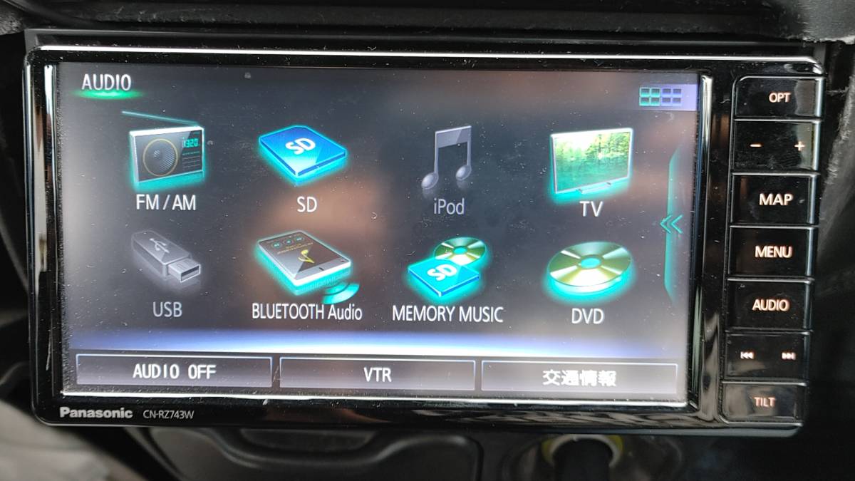 スズキ Panasonic CN-RZ743WZA 地デジナビ スズキ純正