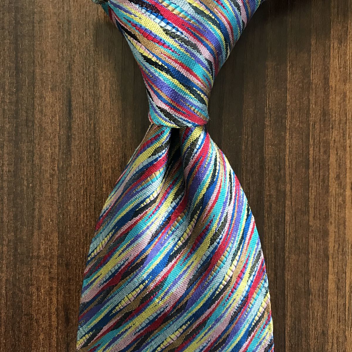 MISSONI ミッソーニ ネクタイ レインボー 虹色 カラフル モザイク(男性