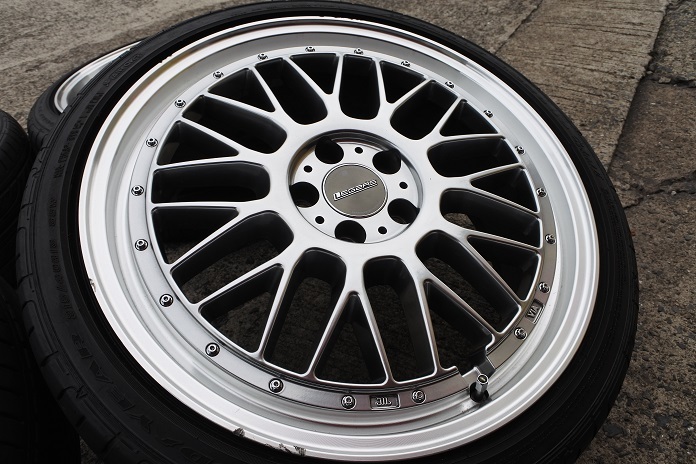 売り切り 1円スタート LEGZAS レグザス メッシュ 5H-100 7J+48 18 