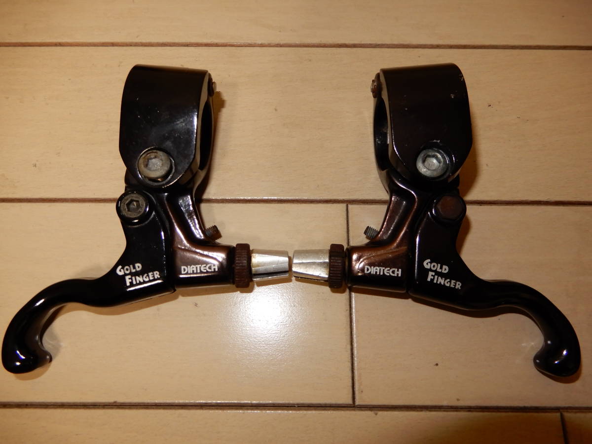 DIA-COMPE Tech99 Gold Finger ブレーキレバー 左右セット BMX ピスト 