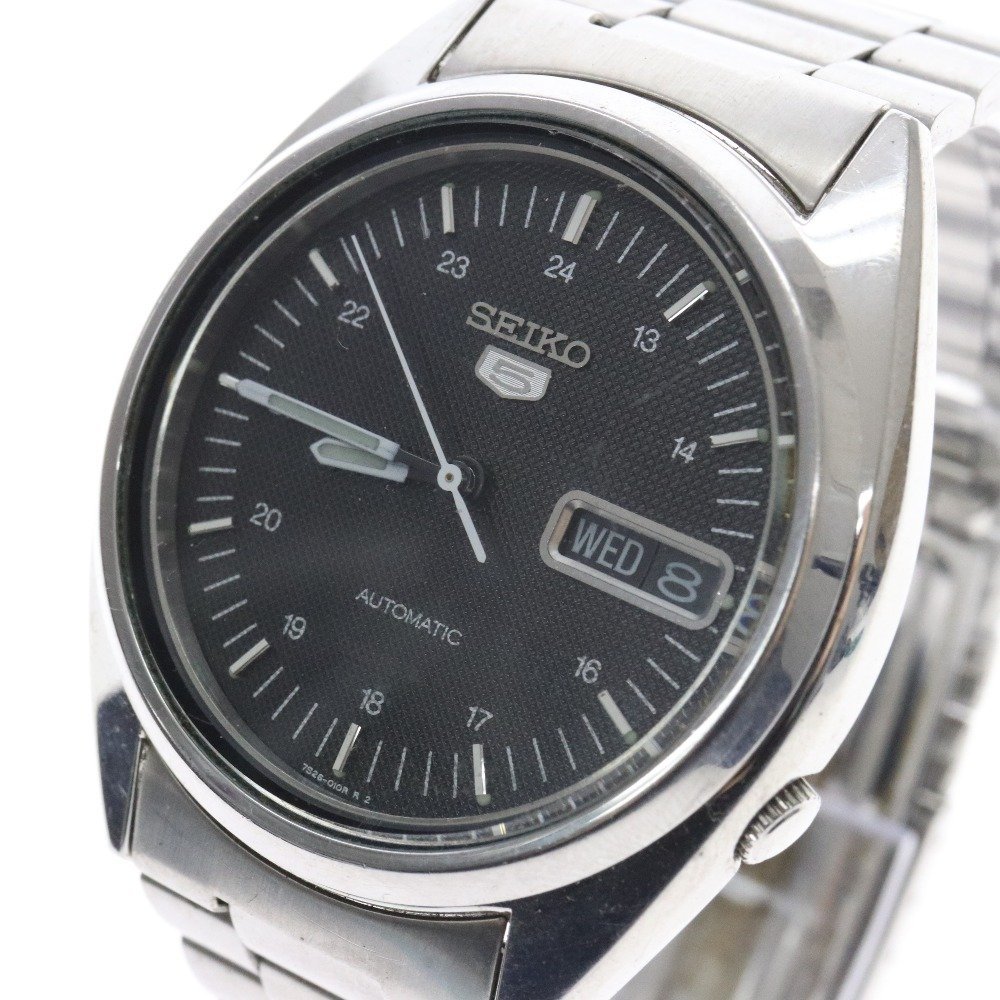 稼働品 SEIKO 5 セイコーファイブ 自動巻き時計 7S26-3040 腕時計