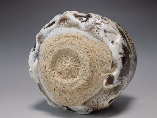 ☆ks29☆木戸貞昭 志野茶碗☆信楽焼 灰塚窯 はふり志野