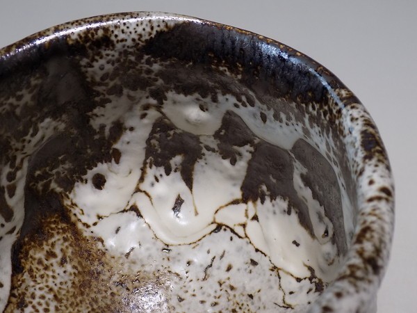 ☆ks29☆木戸貞昭 志野茶碗☆信楽焼 灰塚窯 はふり志野