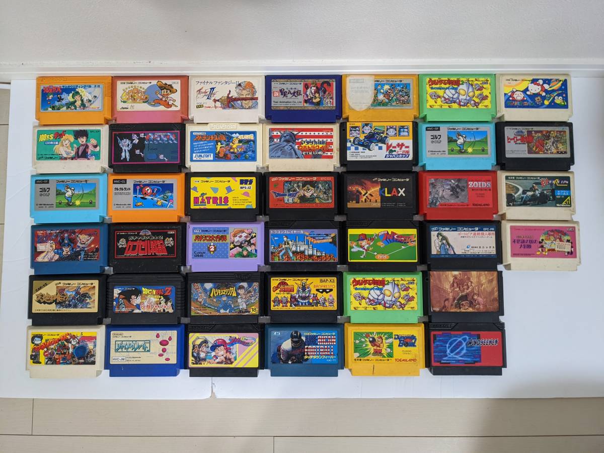 新作入荷，最新作 ゲームソフト まとめ 任天堂 ファミコン 40本セット 大量 FC ファイナルファンタジー ドラクエ ガンダム ポートピア グーニーズ(スポーツ、その他)｜売買されたオークション情報、yahooの商品 タイトル