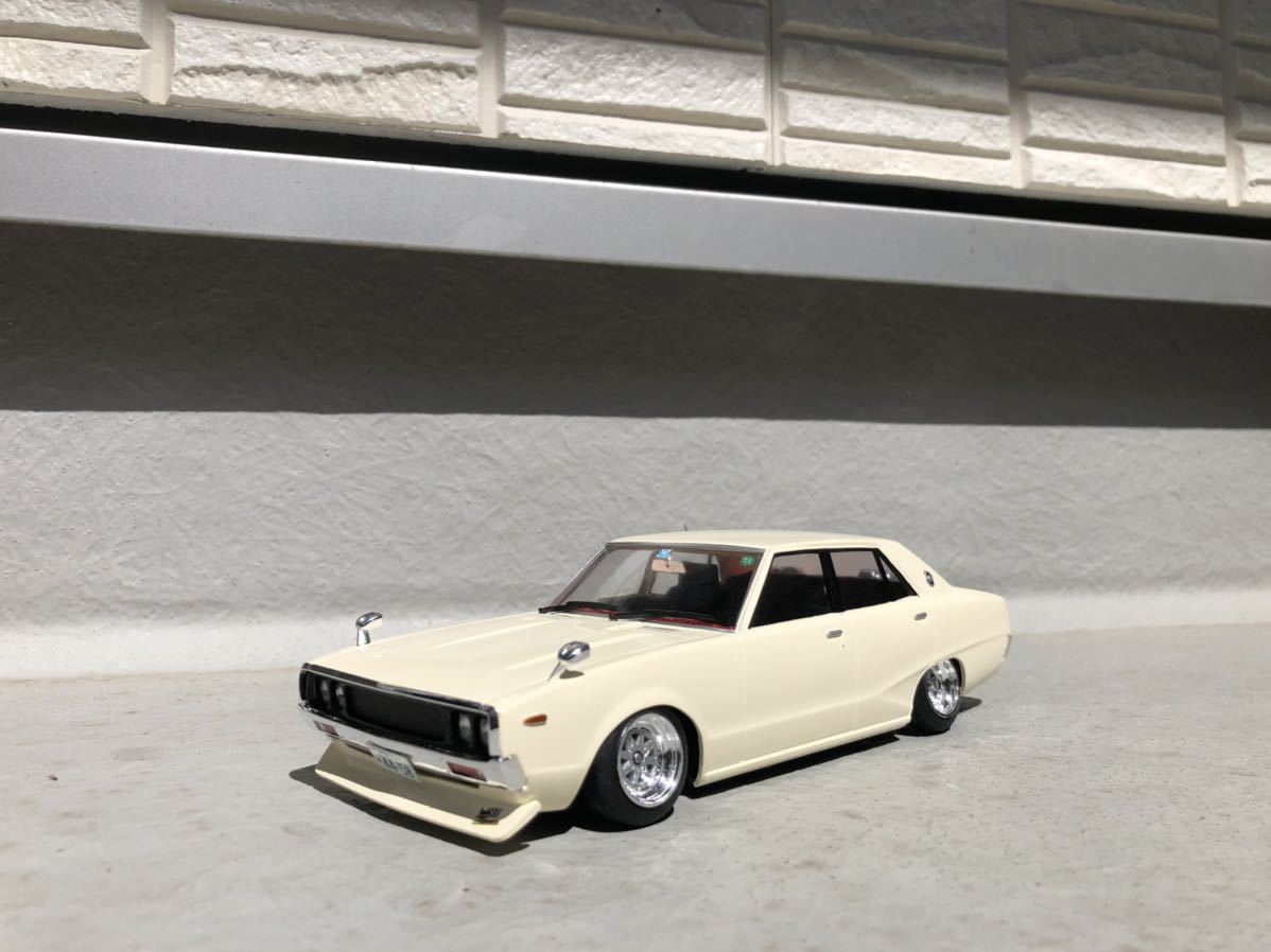 アオシマ製、ケンメリ4枚、完成品！！1/24、スカイライン、グラチャン