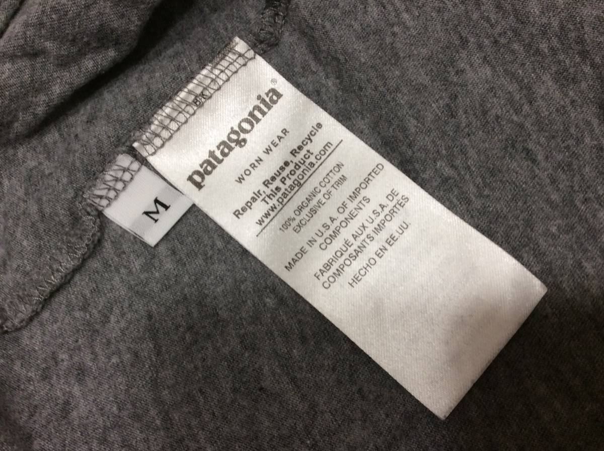 U9326 パタゴニア Patagonia パタロハ Logo 半袖tシャツ グレー ハワイ ハレイワ Mサイズ スリムフィット 服 衣類 現状品 半袖シャツ 売買されたオークション情報 Yahooの商品情報をアーカイブ公開 オークファン Aucfan Com