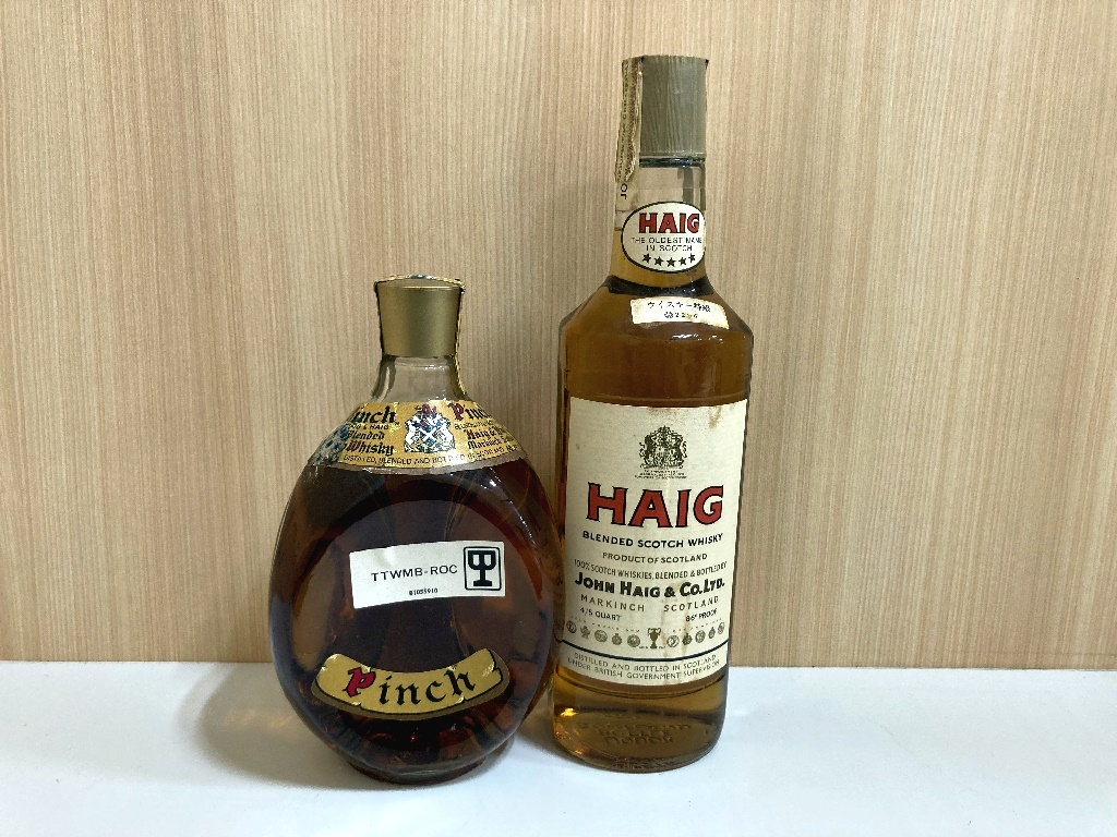 ☆ 未開栓 2本まとめ売り JOHN HAIG ヘイグ ブレンデッド Pinch Haig＆